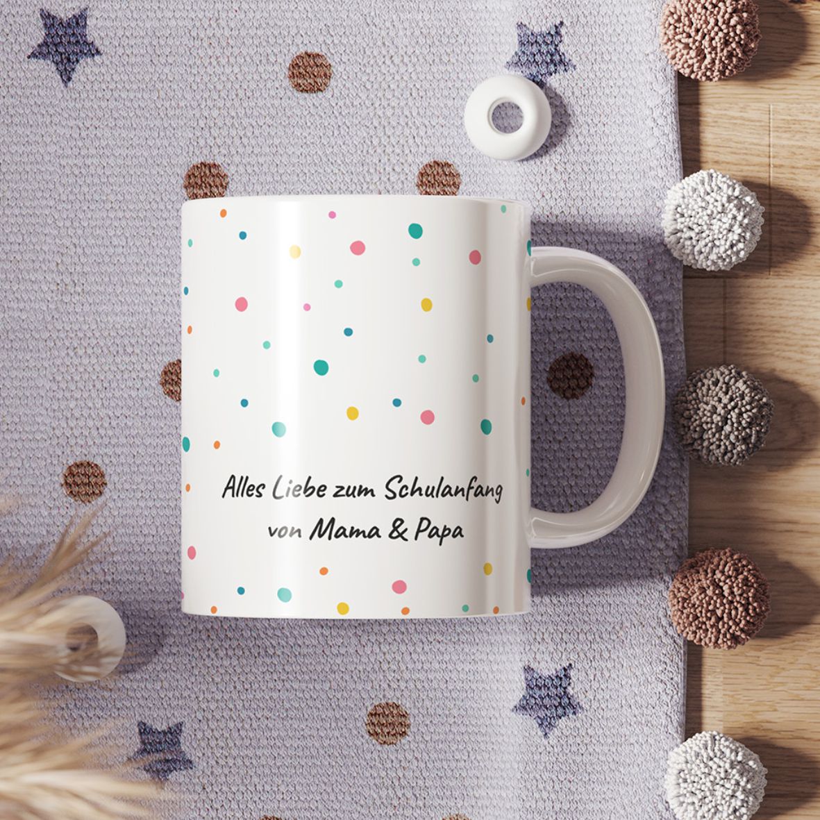 Tasse Einschulung 2025 mit Name und Wunschtext Personalisieren - FOTOFOL