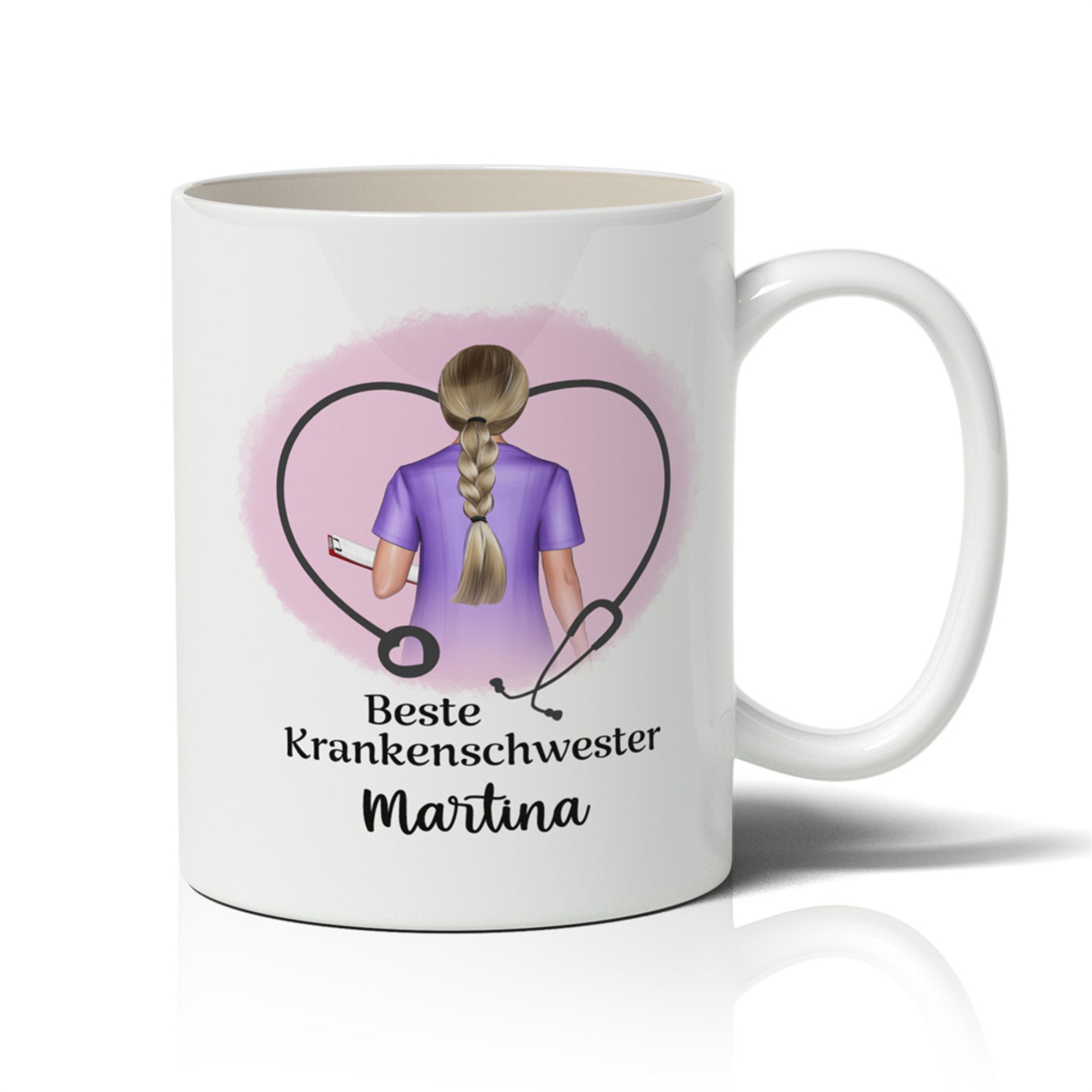 Personalisierte Tasse Beste Krankenschwester - FOTOFOL