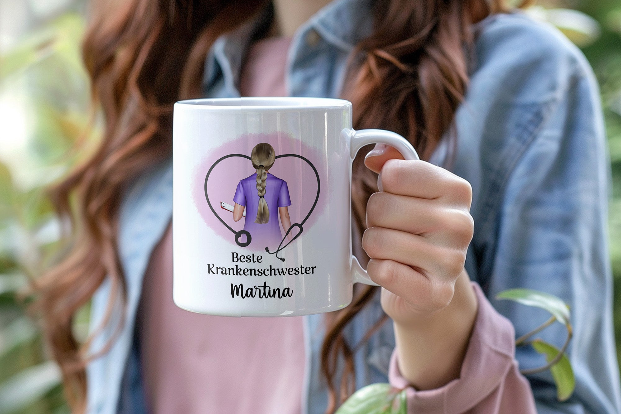 Personalisierte Tasse Beste Krankenschwester - FOTOFOL