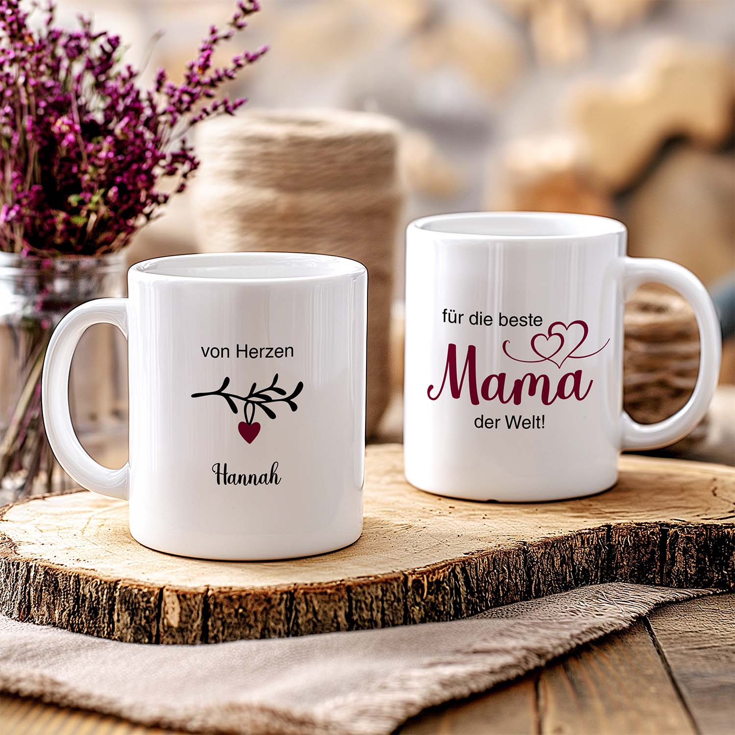 Personalisierte Tasse - Für die beste Mama der Welt - FOTOFOL