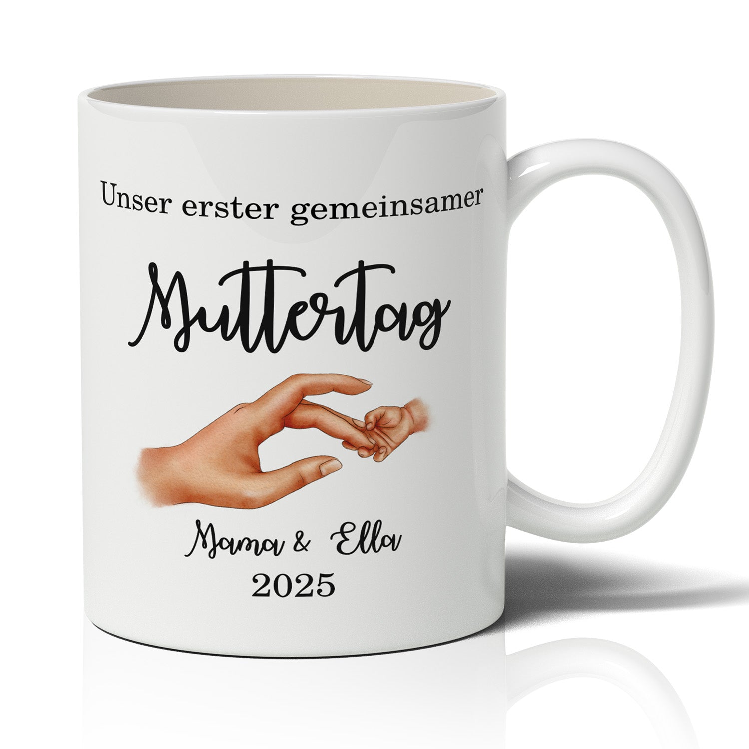 Personalisierte Tasse - Unser erster gemeinsamer Muttertag - FOTOFOL