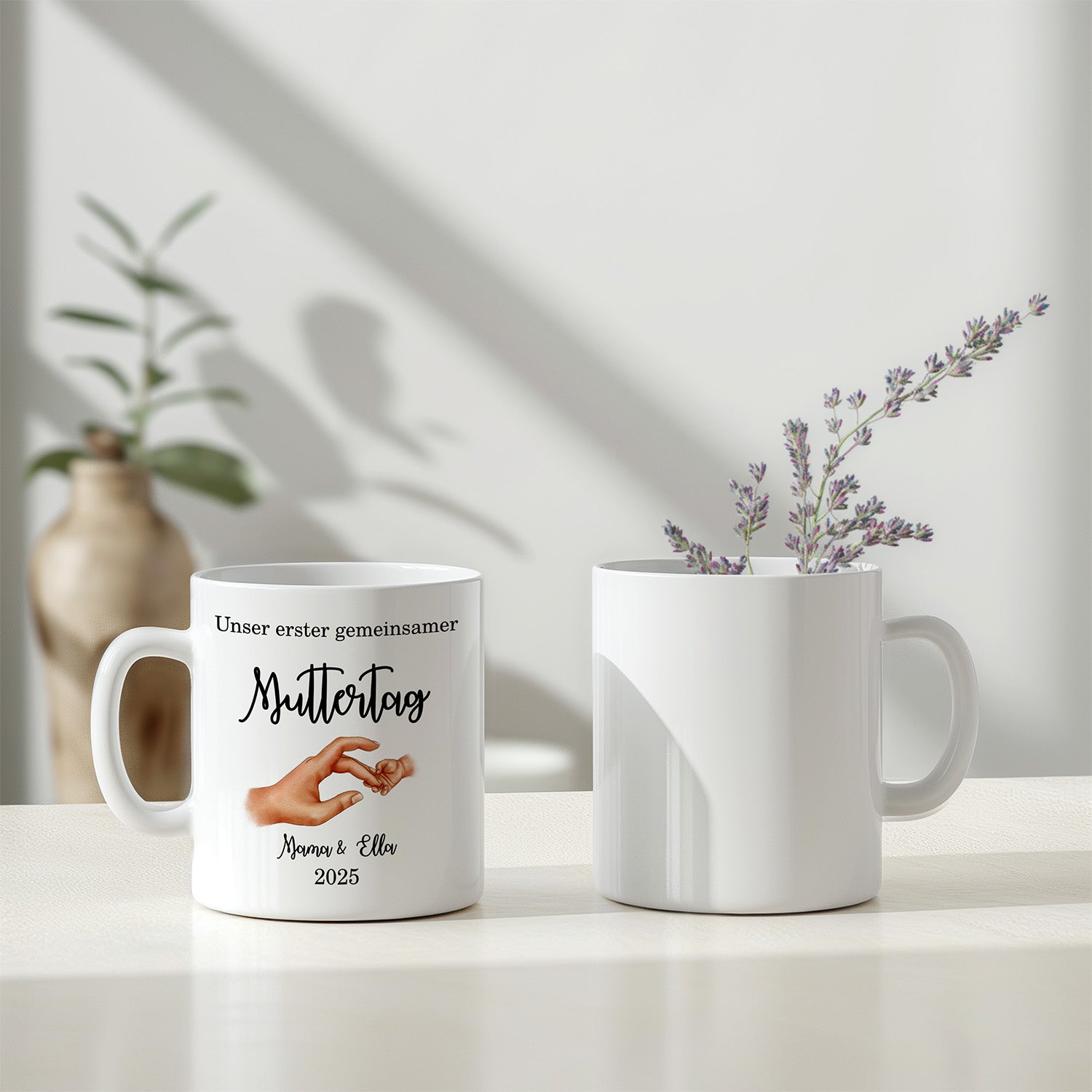 Personalisierte Tasse - Unser erster gemeinsamer Muttertag - FOTOFOL