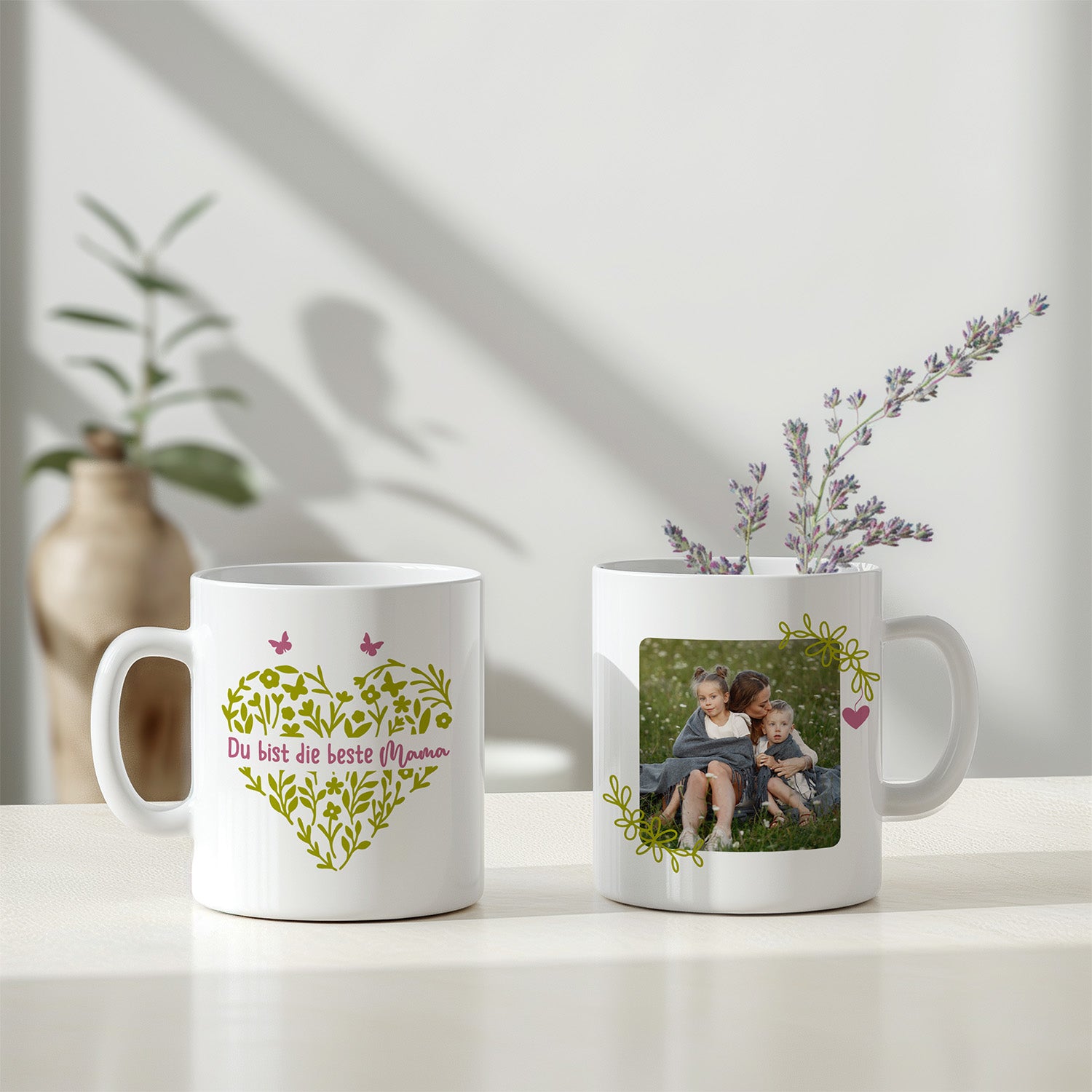 Personalisierte Tasse - Du bist die beste Mama - FOTOFOL