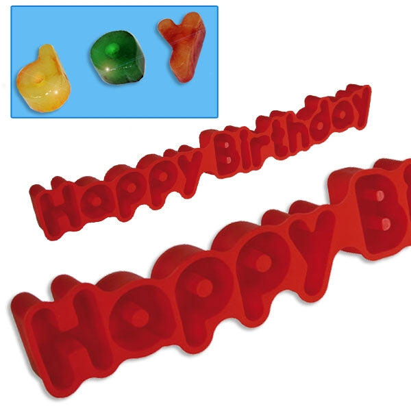 Eiswürfelform "Happy Birthday"