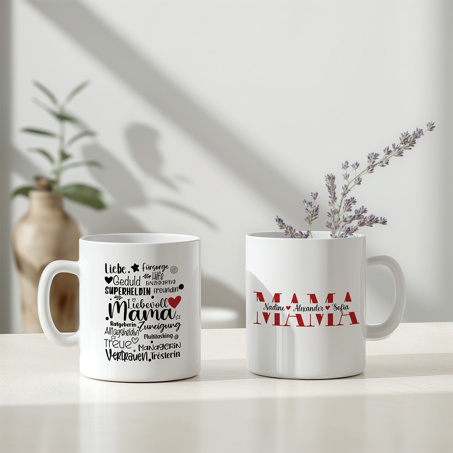 Personalisierte Tasse - Liebevoll Mama - FOTOFOL