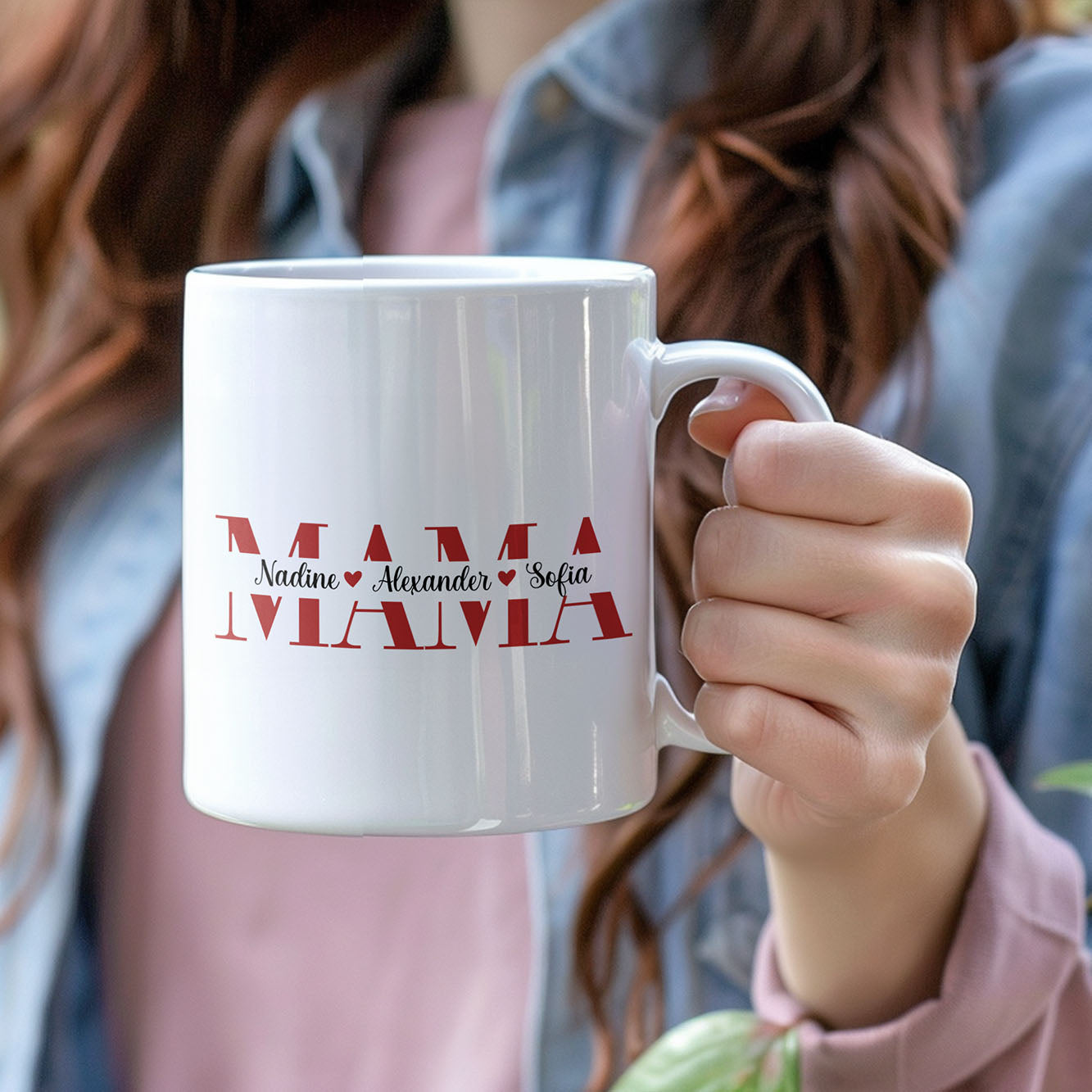 Personalisierte Tasse - Liebevoll Mama - FOTOFOL