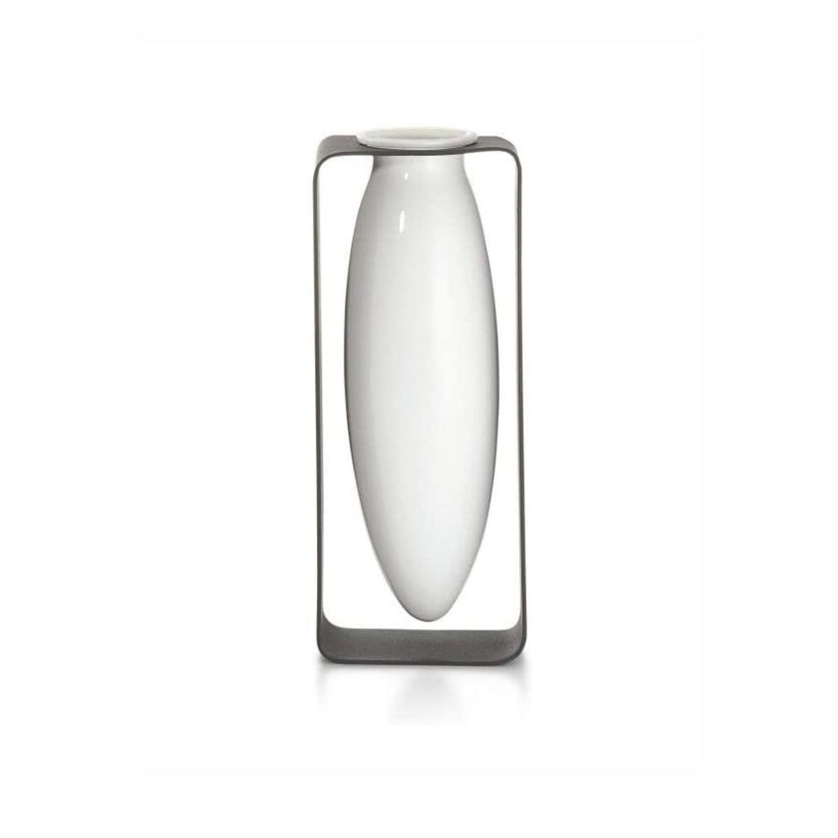 Philippi - Float Vase, hoch - schebende Vase im Metallgestell