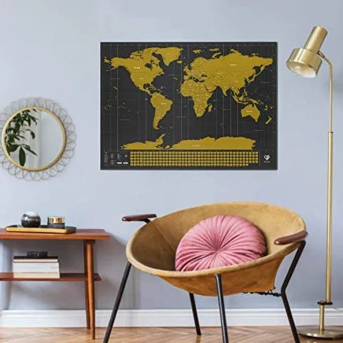 Rubbel-Weltkarte XXL - Reisen Planen & Erinnerungen Festhalten - FOTOFOL