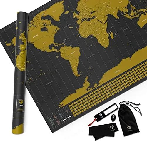 Rubbel-Weltkarte XXL - Reisen Planen & Erinnerungen Festhalten - FOTOFOL