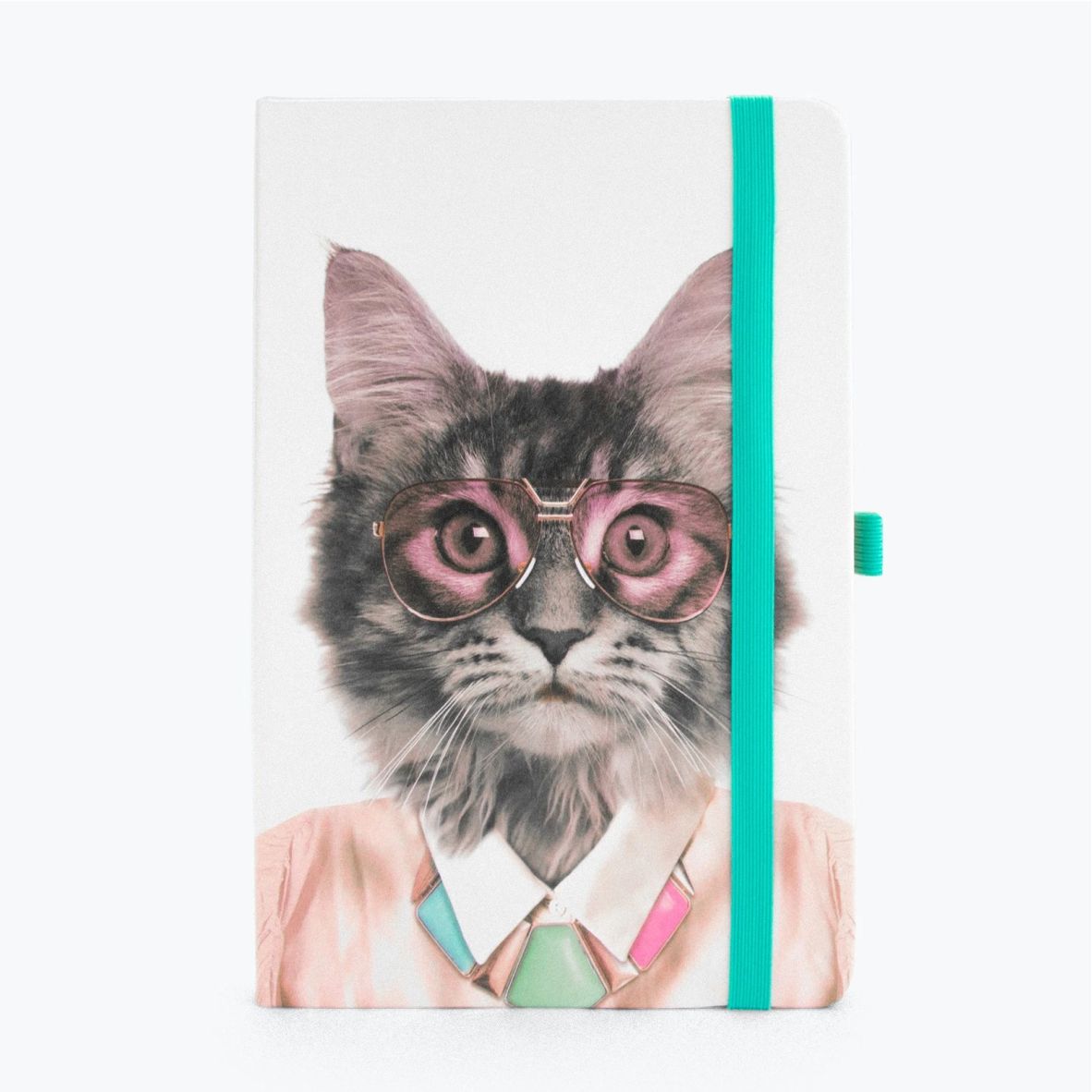 Cat Go Wild A5 Notizbuch & Stifthalter