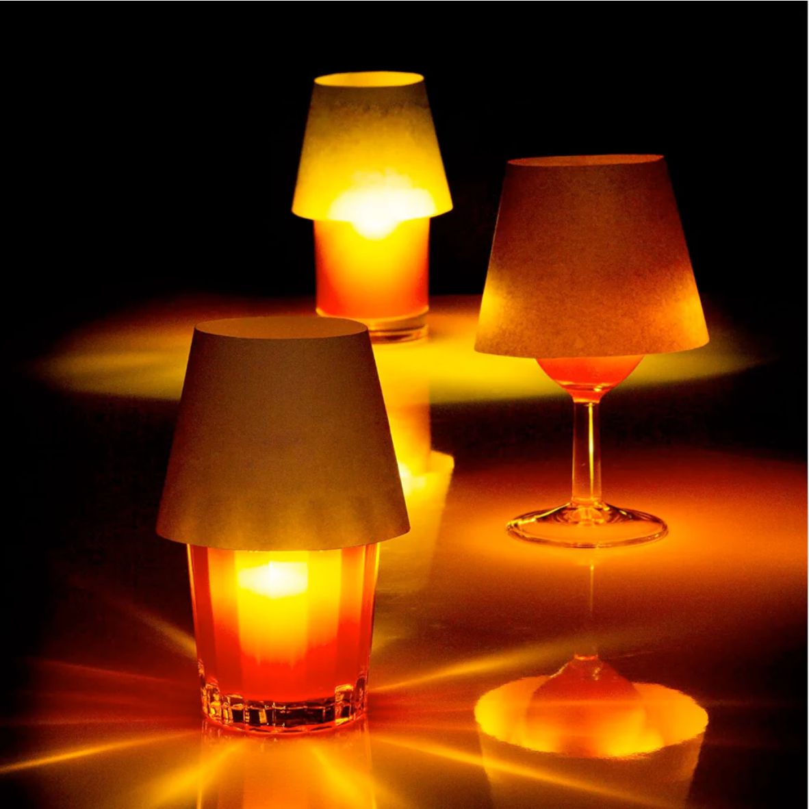 Floatinglight - das Getränkelicht - Lampe für ein Glas
