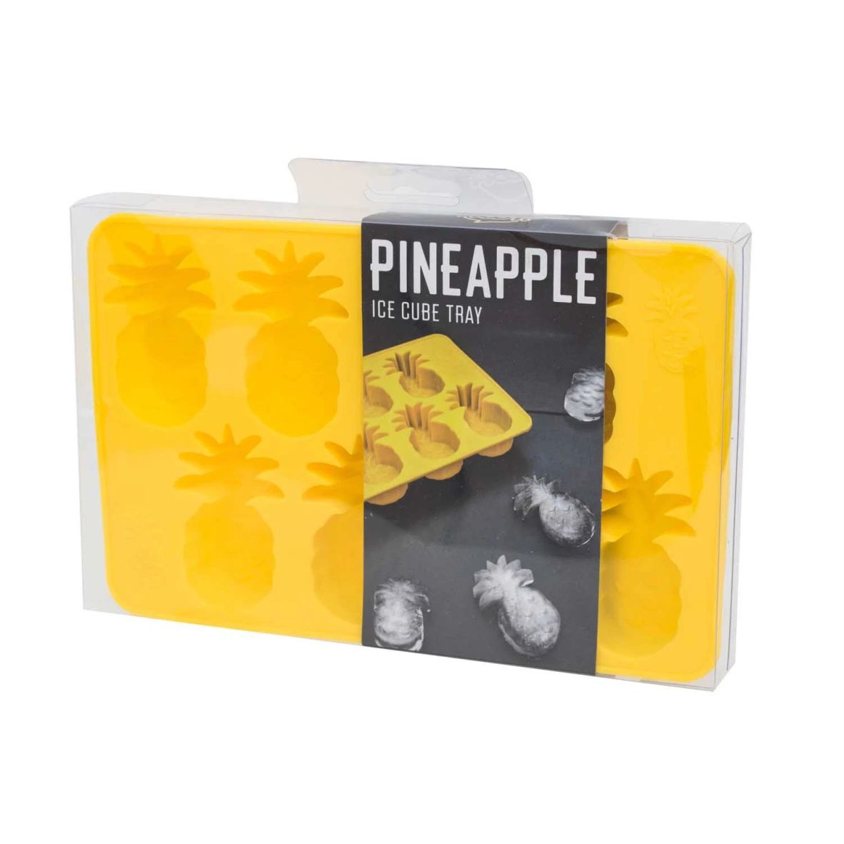 ThumbsUp! Eiswürfelform "Ananas" Silikon gelb
