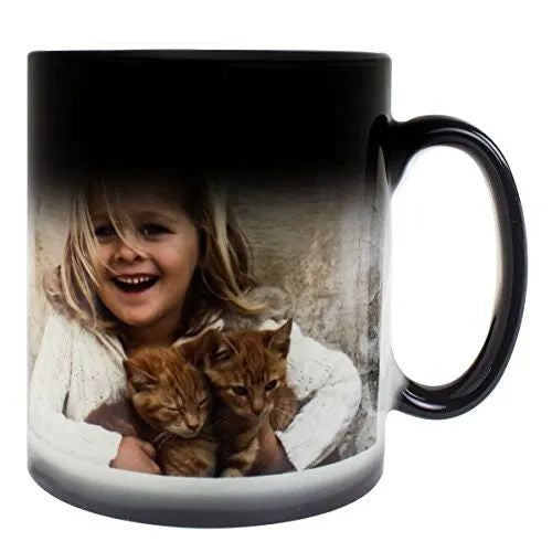 Personalisierte Fototasse - Farbwechsel Zaubertasse mit eigenem Foto - FOTOFOL