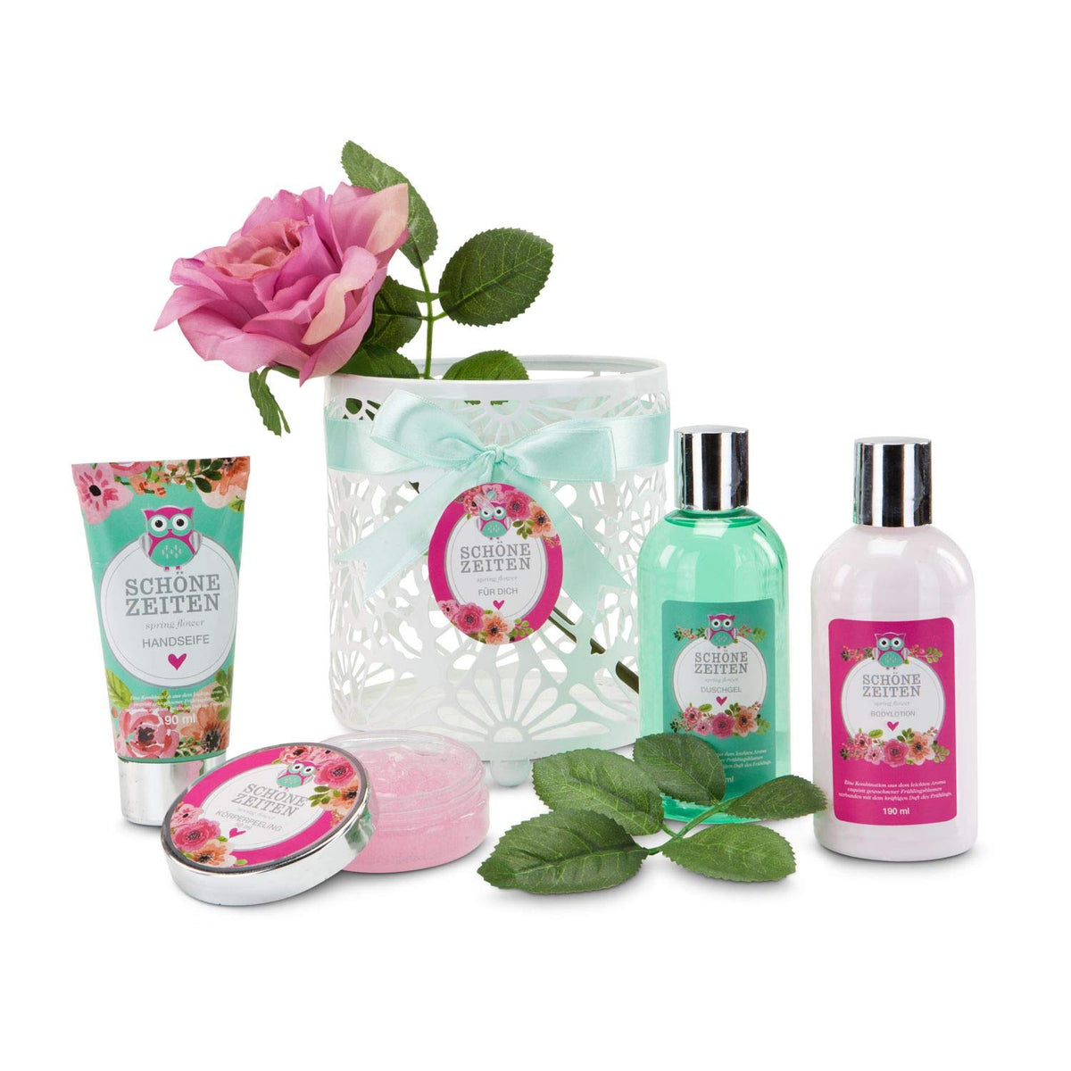 Römer Wellness Geschenkset „Schöne Zeit“ – Frühlingsblumenduft, 5-teilig