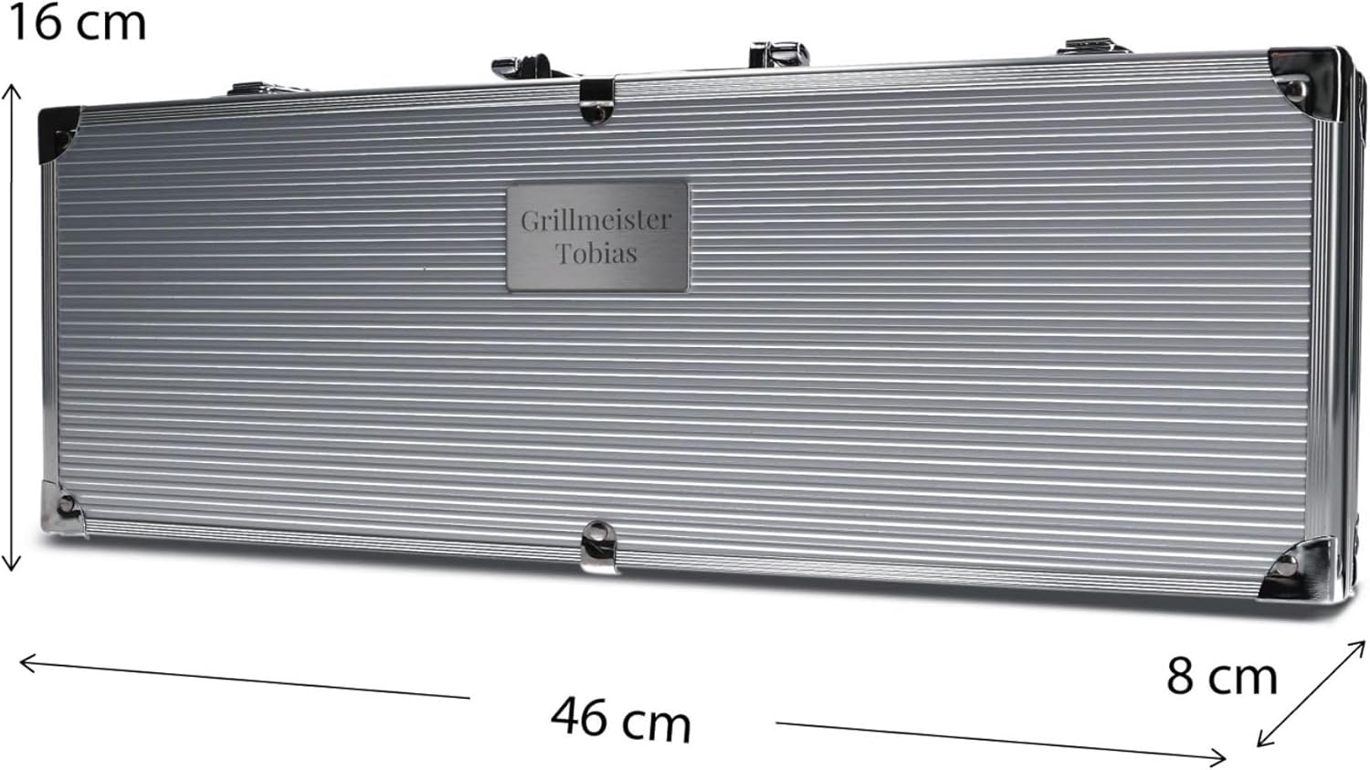 Grillkoffer Personalisiert mit Gravur I Grillzubehör 6-teilig - FOTOFOL