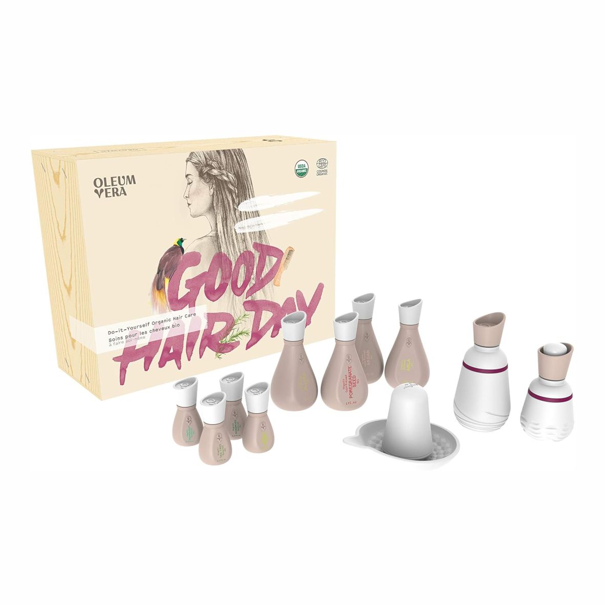 DIY-Set für organische Haarbehandlungen