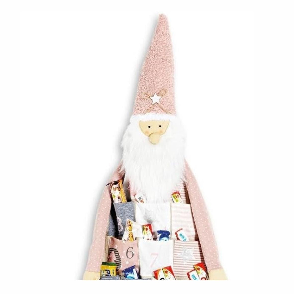 Adventskalender Nikolaus aus Textil 47x130x4cm - FOTOFOL
