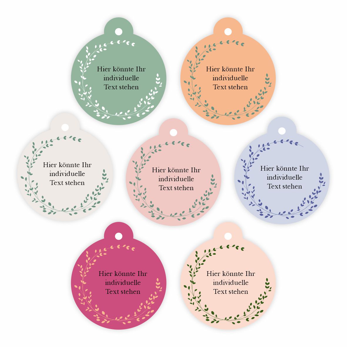 Etiketten Geschenkanhänger - Taufe Geburt Kommunion Konfirmation Hochzeit - FOTOFOL