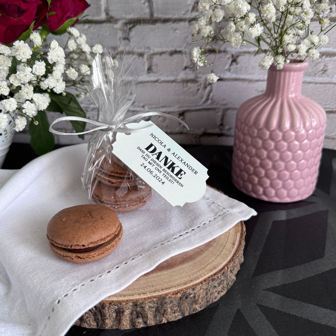 Etiketten Geschenkanhänger - Taufe Geburt Kommunion Konfirmation Hochzeit - FOTOFOL