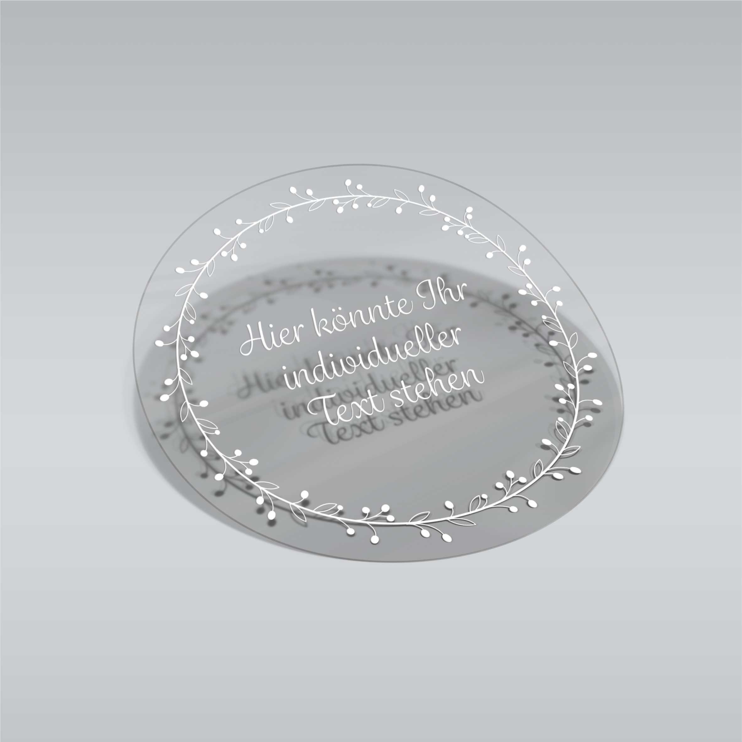 Weihnachten Aufkleber für Geschenke  - 24 Stück Personalisierte transparente Aufkleber - FOTOFOL