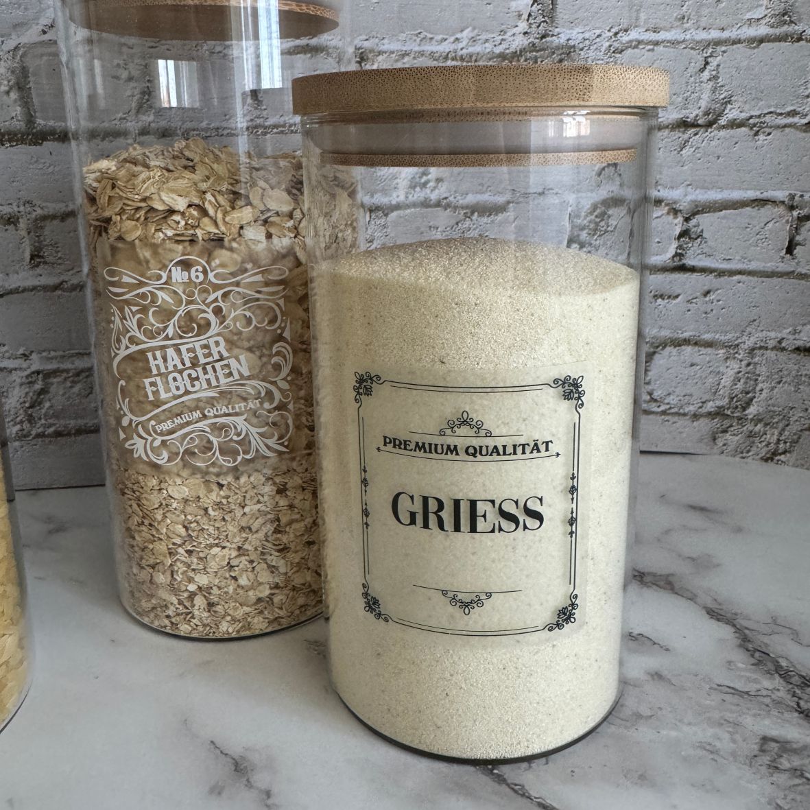 Aufkleber Vorratsdose in der Küche - FOTOFOL