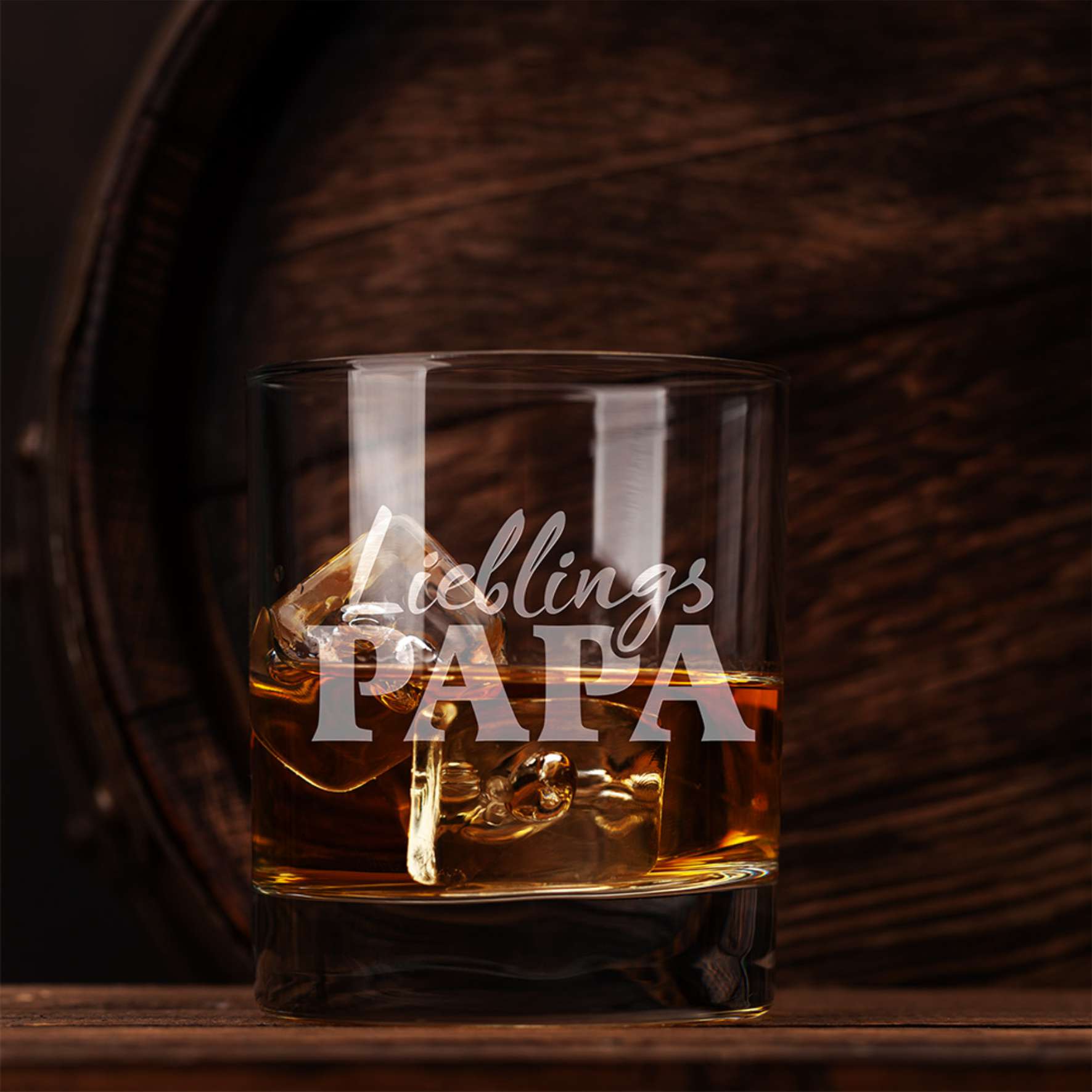 Personalisiertes Whiskey Glas "Lieblings PAPA" - FOTOFOL