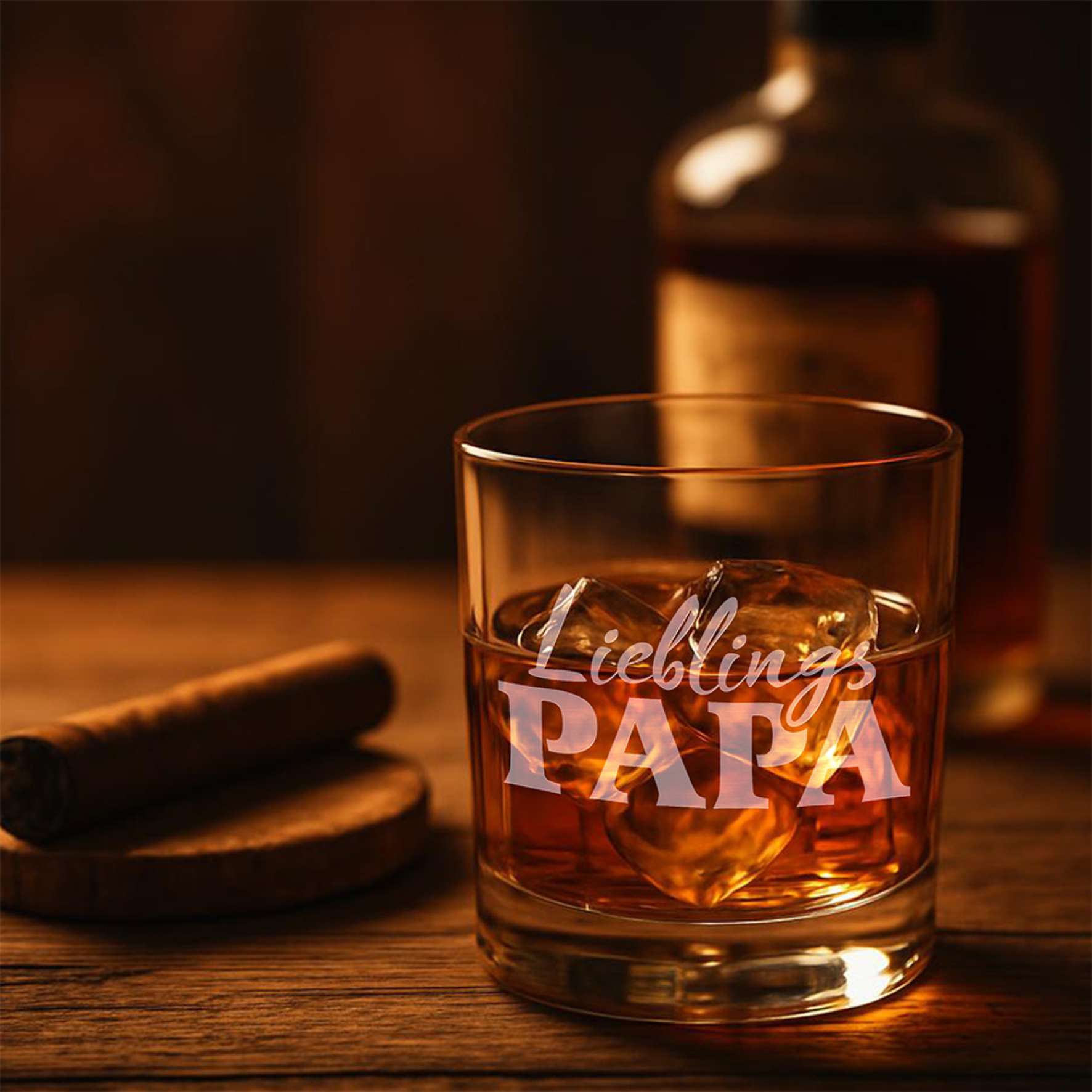 Personalisiertes Whiskey Glas "Lieblings PAPA" - FOTOFOL