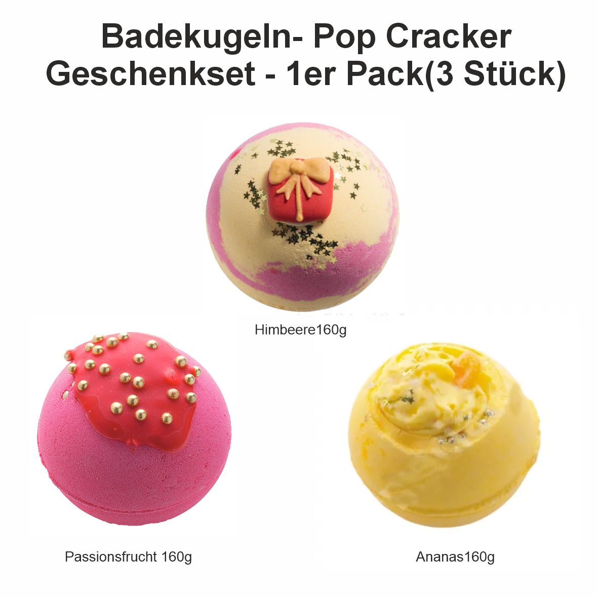 Badekugeln Geschenkset - 1er Pack(3 Stück) - FOTOFOL