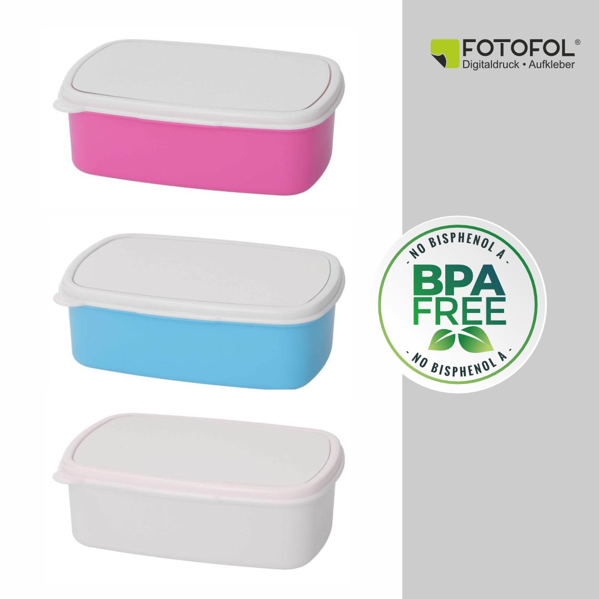 FOTOFOL - Brotdose Kinder personalisiert mit Namen