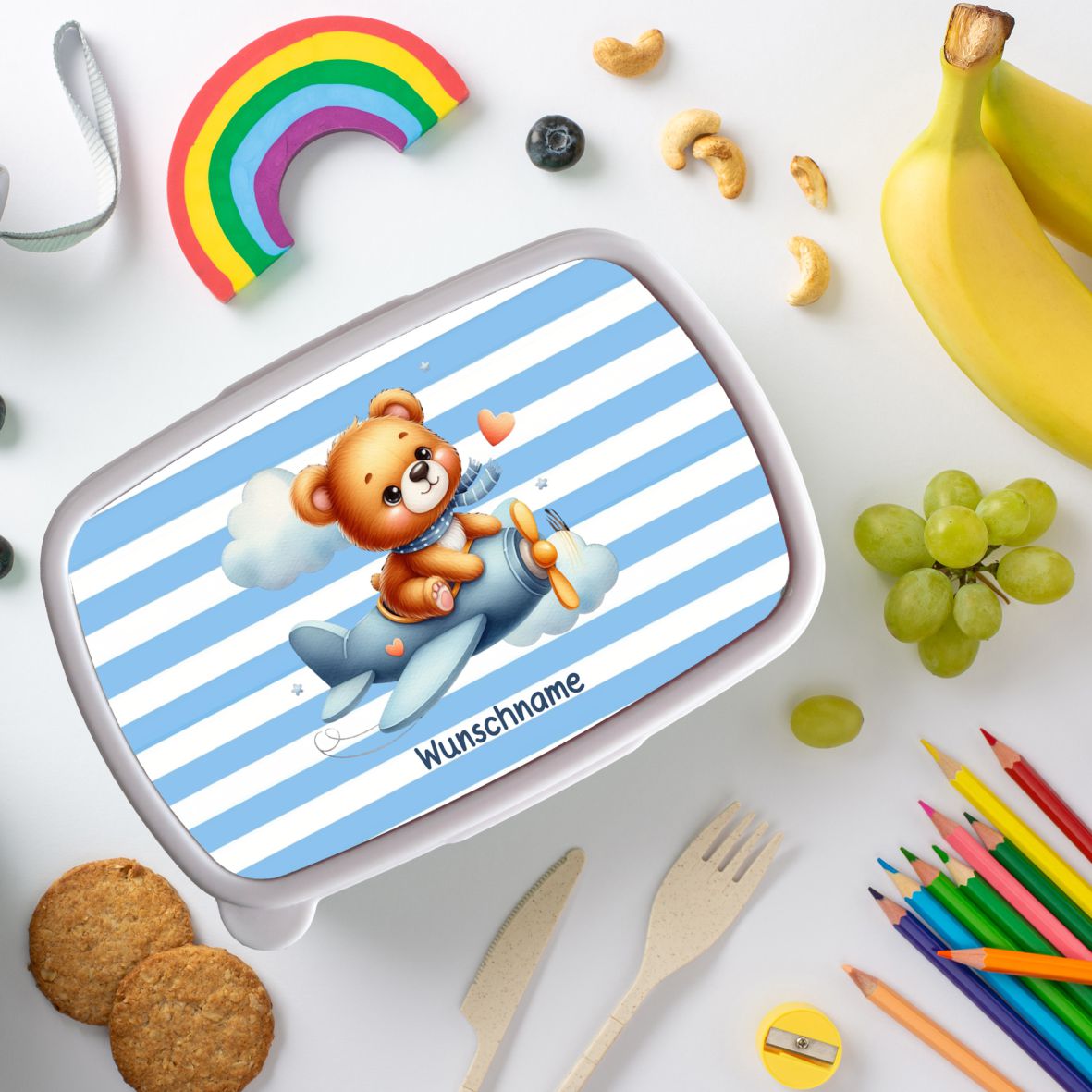 FOTOFOL - Brotdose Kinder personalisiert mit Namen