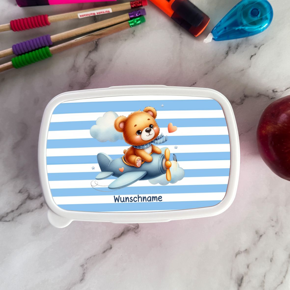 FOTOFOL - Brotdose Kinder personalisiert mit Namen