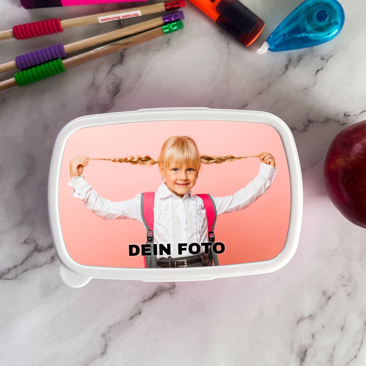 FOTOFOL - Brotdose Kinder personalisiert mit Namen