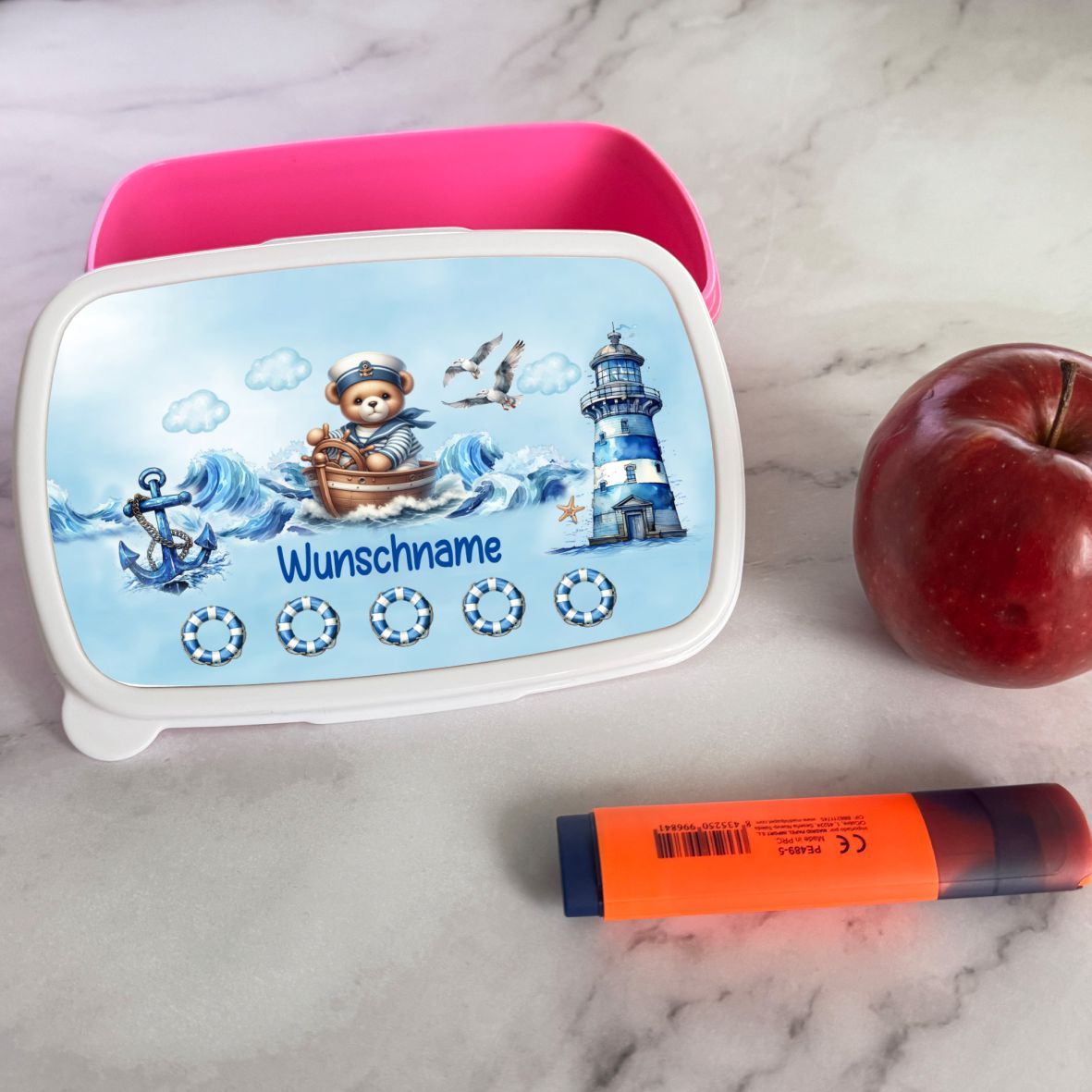 FOTOFOL - Brotdose Kinder personalisiert mit Namen