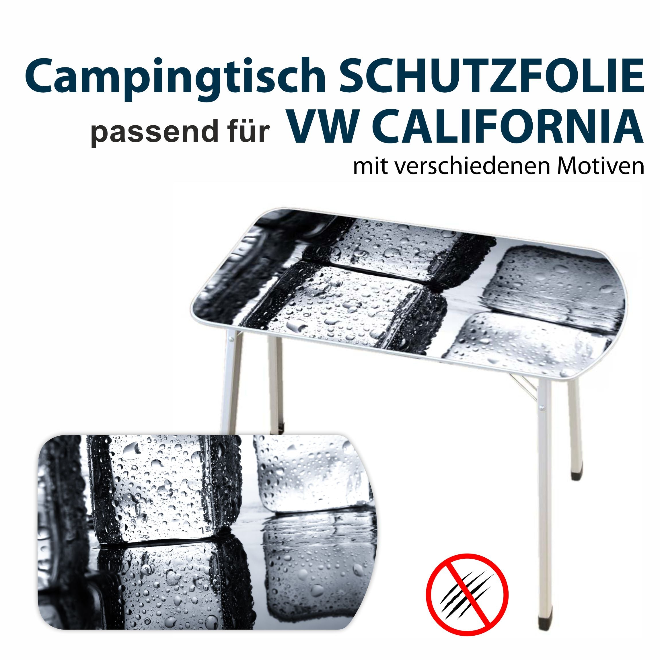 Campingtisch Schutzfolie passend für VW California / Grand California