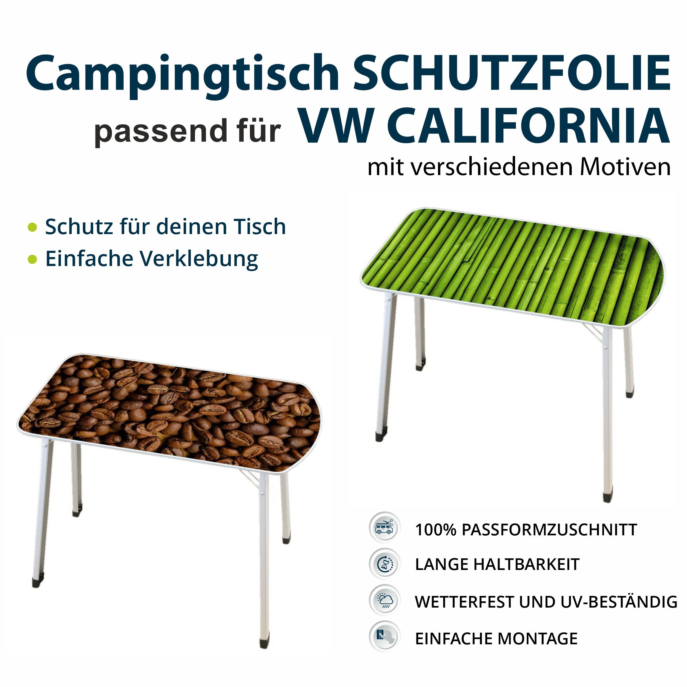 vw california campingtisch Campingtisch Schutzfolie passend für VW California / Grand California