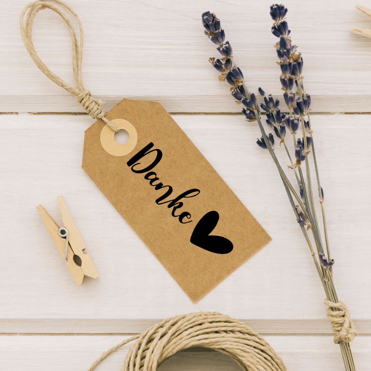 Selbstfärbender Stempel - Danke - FOTOFOL