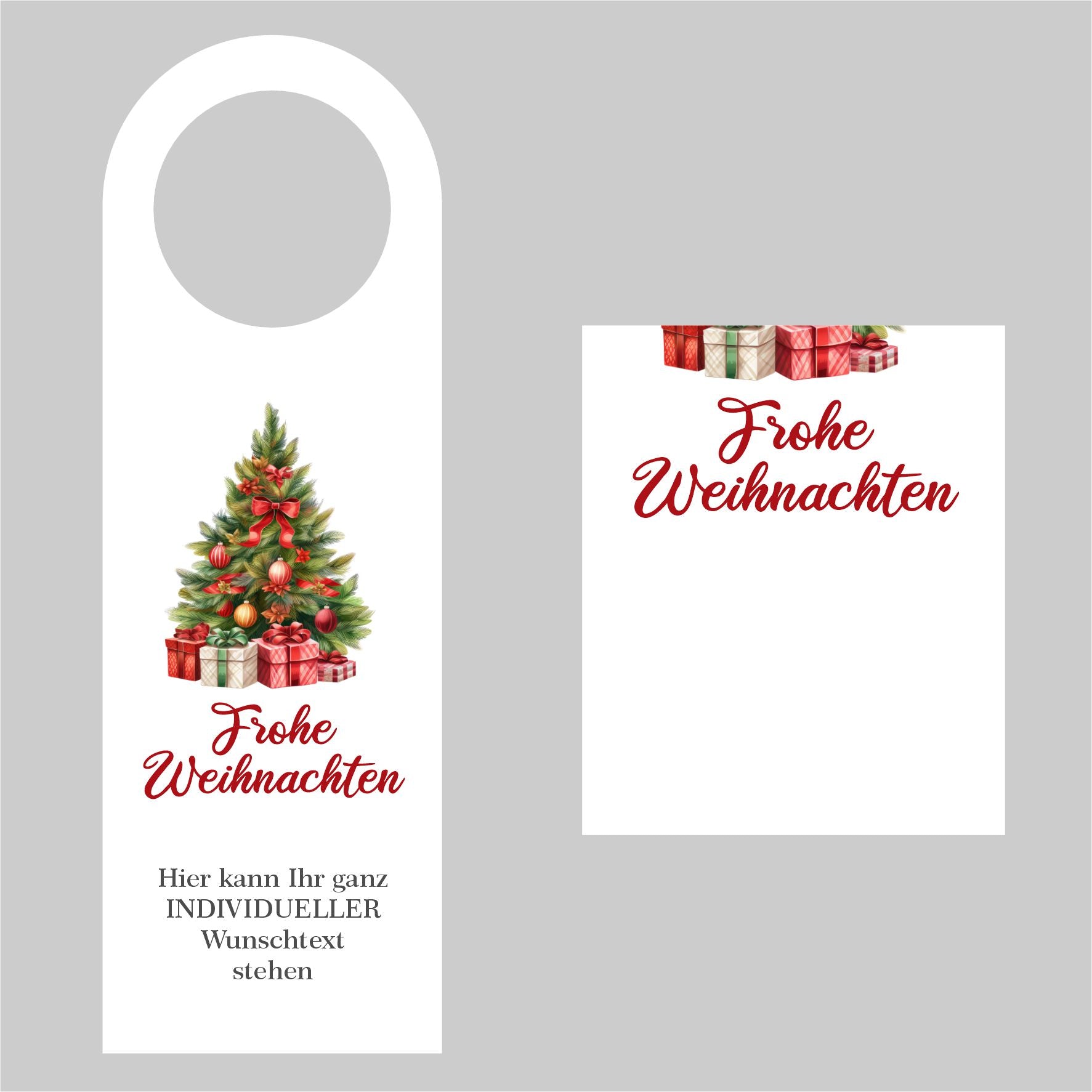 Flaschenanhänger für Weihnachten und Silvester - FOTOFOL