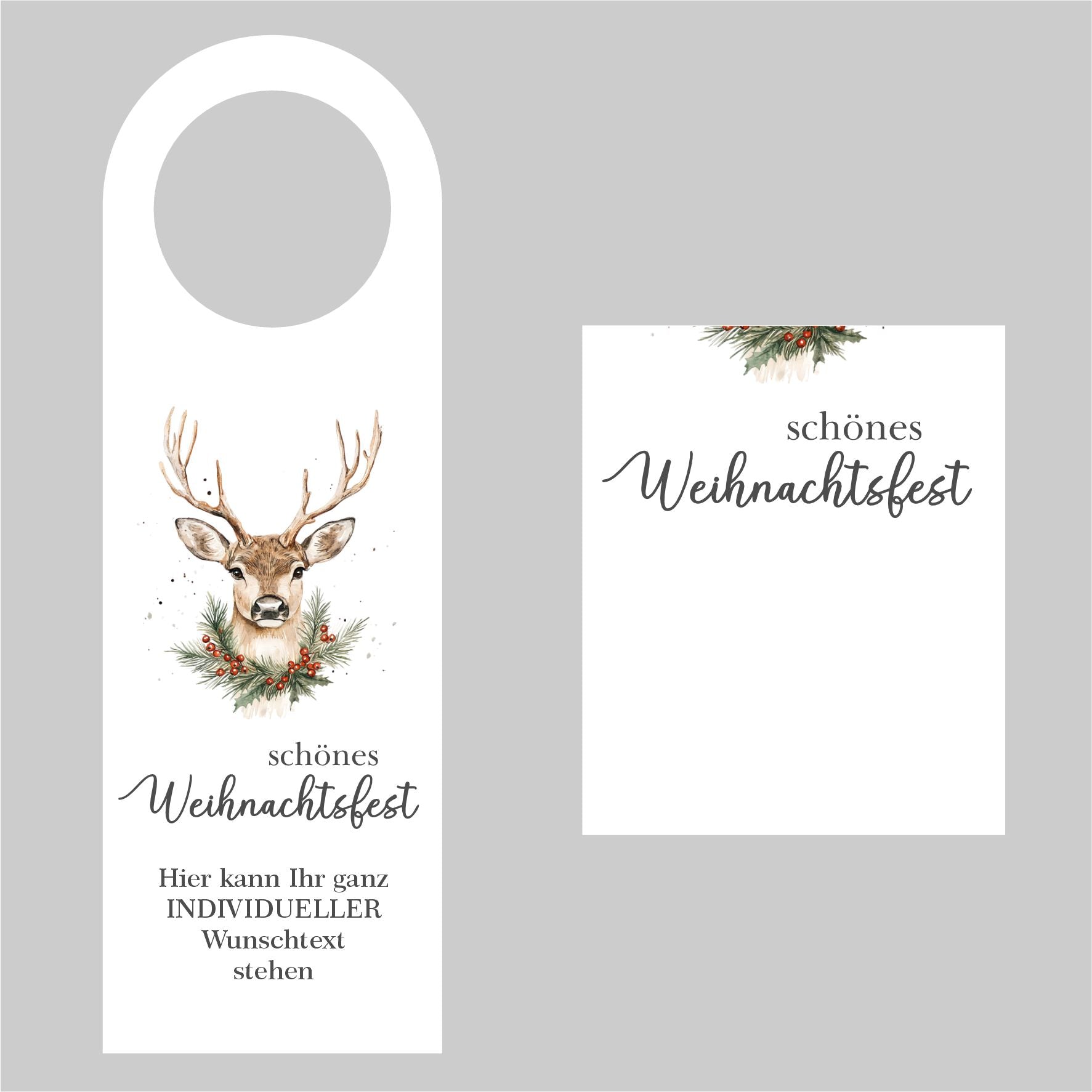 Flaschenanhänger für Weihnachten und Silvester - FOTOFOL