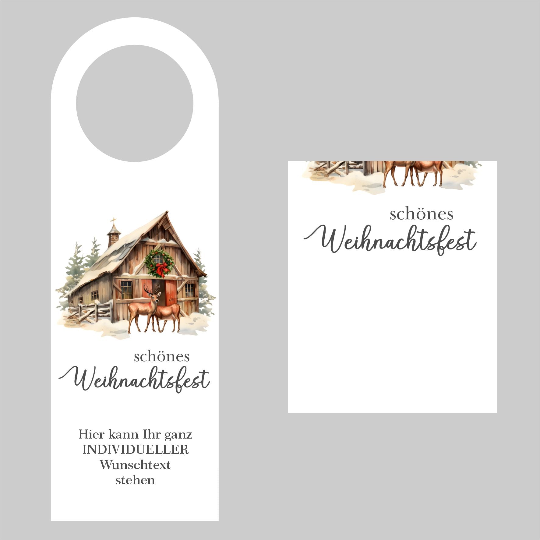 Flaschenanhänger für Weihnachten und Silvester - FOTOFOL