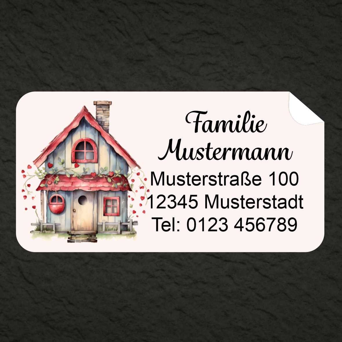 FOTOFOL Individuelle Adressaufkleber mit vielen Motiven & Farben | Kleine Adressaufkleber & Adressetiketten selbst gestalten | Adressetiketten/Adressaufkleber in höchster Qualität | Ideal für das Versenden Ihrer Briefe oder Pakete