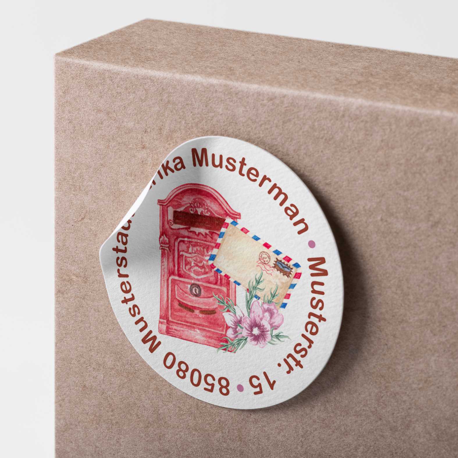 FOTOFOL Individuelle Adressaufkleber mit vielen Motiven & Farben | Kleine Adressaufkleber & Adressetiketten selbst gestalten | Adressetiketten/Adressaufkleber in höchster Qualität | Ideal für das Versenden Ihrer Briefe oder Pakete