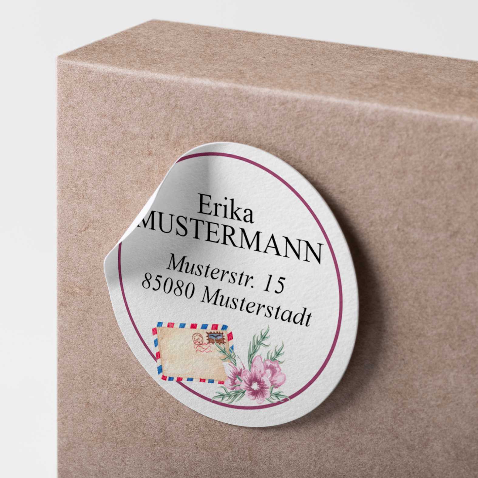 FOTOFOL Individuelle Adressaufkleber mit vielen Motiven & Farben | Kleine Adressaufkleber & Adressetiketten selbst gestalten | Adressetiketten/Adressaufkleber in höchster Qualität | Ideal für das Versenden Ihrer Briefe oder Pakete