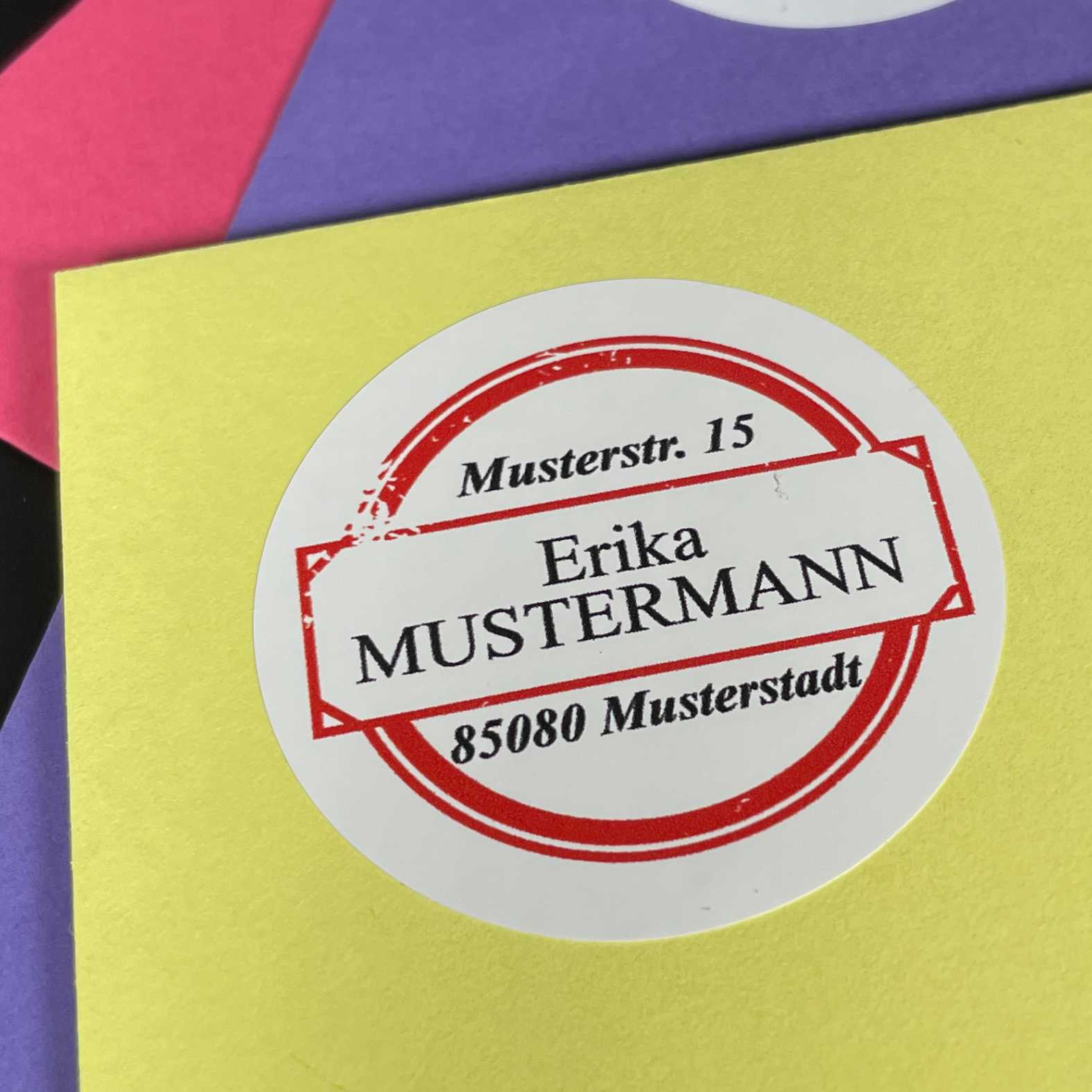 FOTOFOL Individuelle Adressaufkleber mit vielen Motiven & Farben | Kleine Adressaufkleber & Adressetiketten selbst gestalten | Adressetiketten/Adressaufkleber in höchster Qualität | Ideal für das Versenden Ihrer Briefe oder Pakete