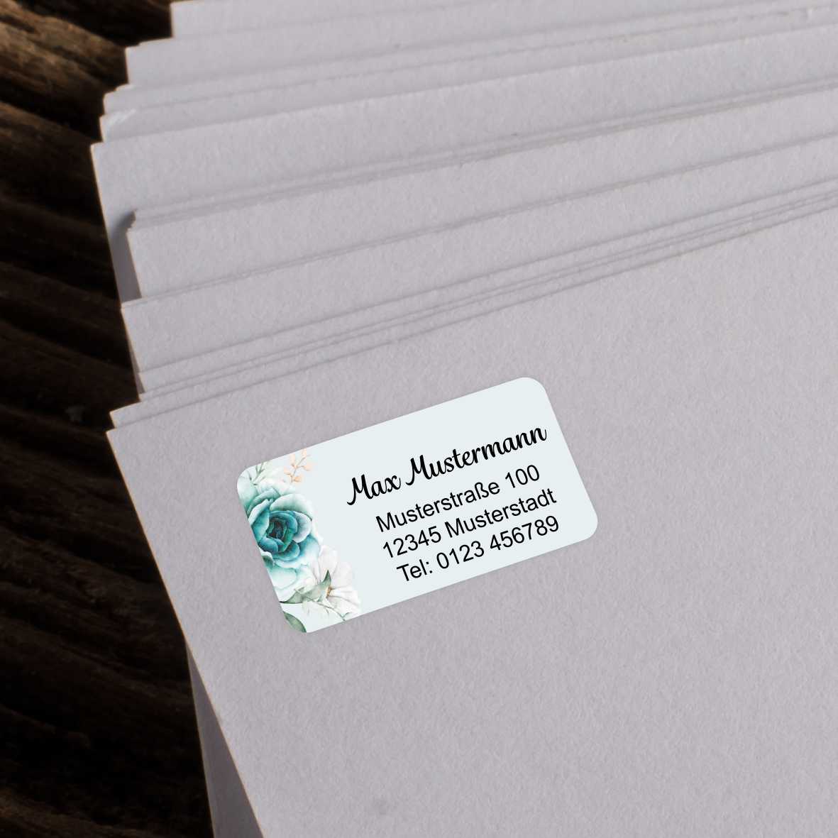 FOTOFOL Individuelle Adressaufkleber mit vielen Motiven & Farben | Kleine Adressaufkleber & Adressetiketten selbst gestalten | Adressetiketten/Adressaufkleber in höchster Qualität | Ideal für das Versenden Ihrer Briefe oder Pakete