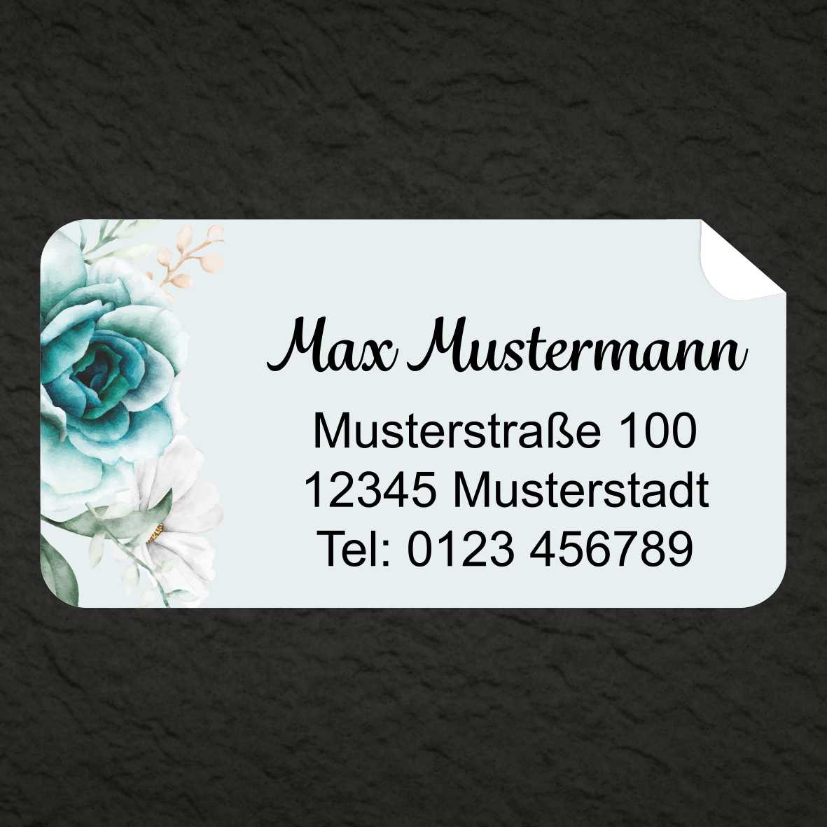 FOTOFOL Individuelle Adressaufkleber mit vielen Motiven & Farben | Kleine Adressaufkleber & Adressetiketten selbst gestalten | Adressetiketten/Adressaufkleber in höchster Qualität | Ideal für das Versenden Ihrer Briefe oder Pakete