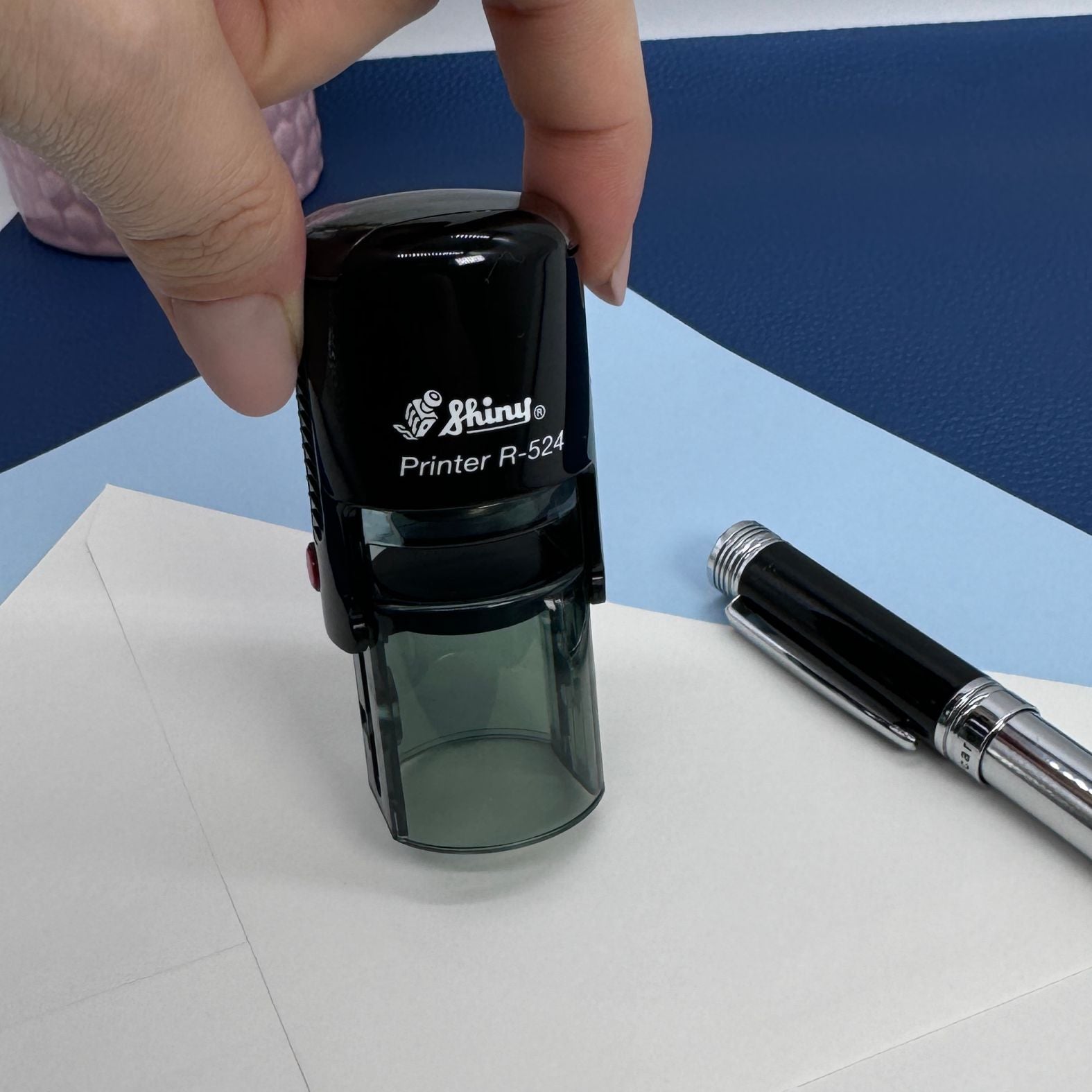 Personalisierter Stempel Ø 24mm - FOTOFOL