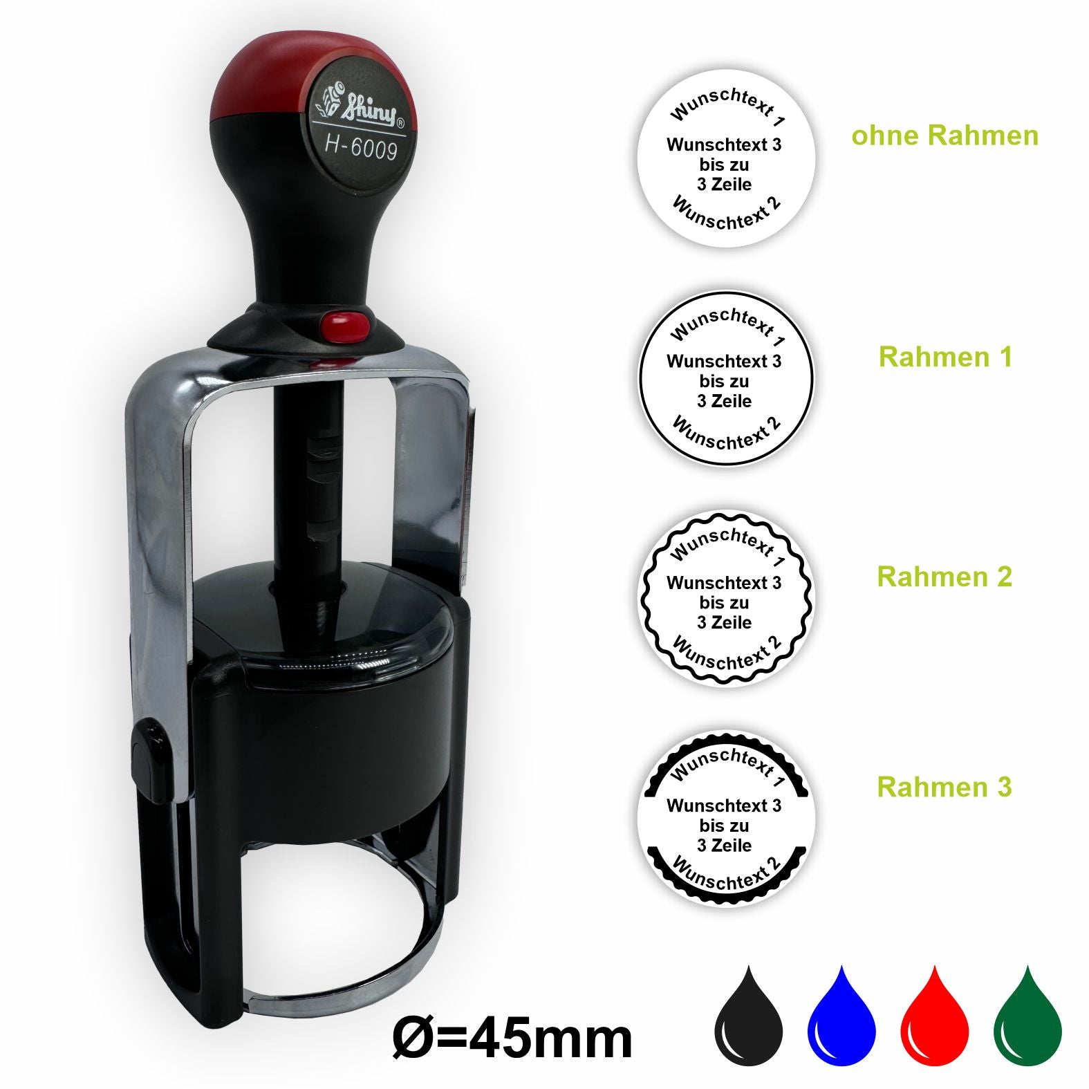 Personalisierter Stempel Ø 45mm - FOTOFOL