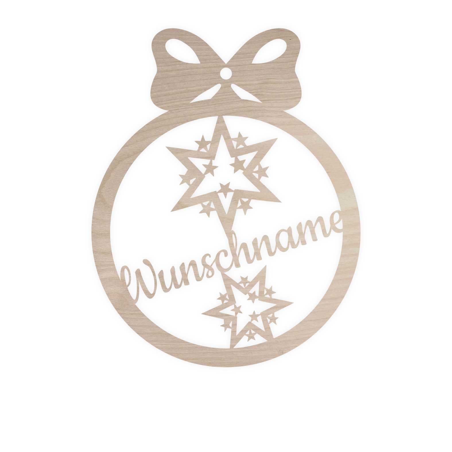 FOTOFOL Personalisierte Weihnachtskugeln aus Holz | Christbaumkugeln mit Namen | Schmücken Sie Ihren Baum mit bezaubernden Weihnachtskugeln aus Holz | Gestalte deine personalisierten Weihnachtskugeln ganz einfach selbst und schaffe so eine bleibende Erinnerung