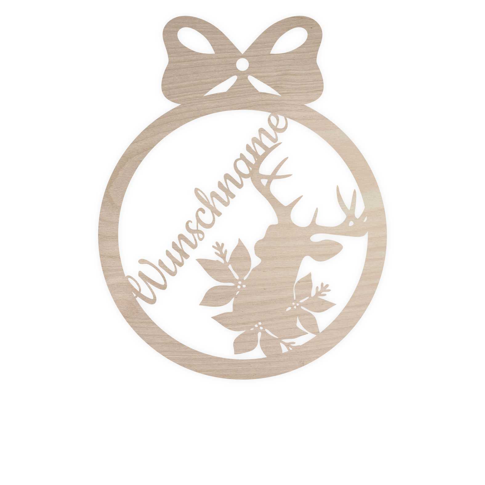 FOTOFOL Personalisierte Weihnachtskugeln aus Holz | Christbaumkugeln mit Namen | Schmücken Sie Ihren Baum mit bezaubernden Weihnachtskugeln aus Holz | Gestalte deine personalisierten Weihnachtskugeln ganz einfach selbst und schaffe so eine bleibende Erinnerung