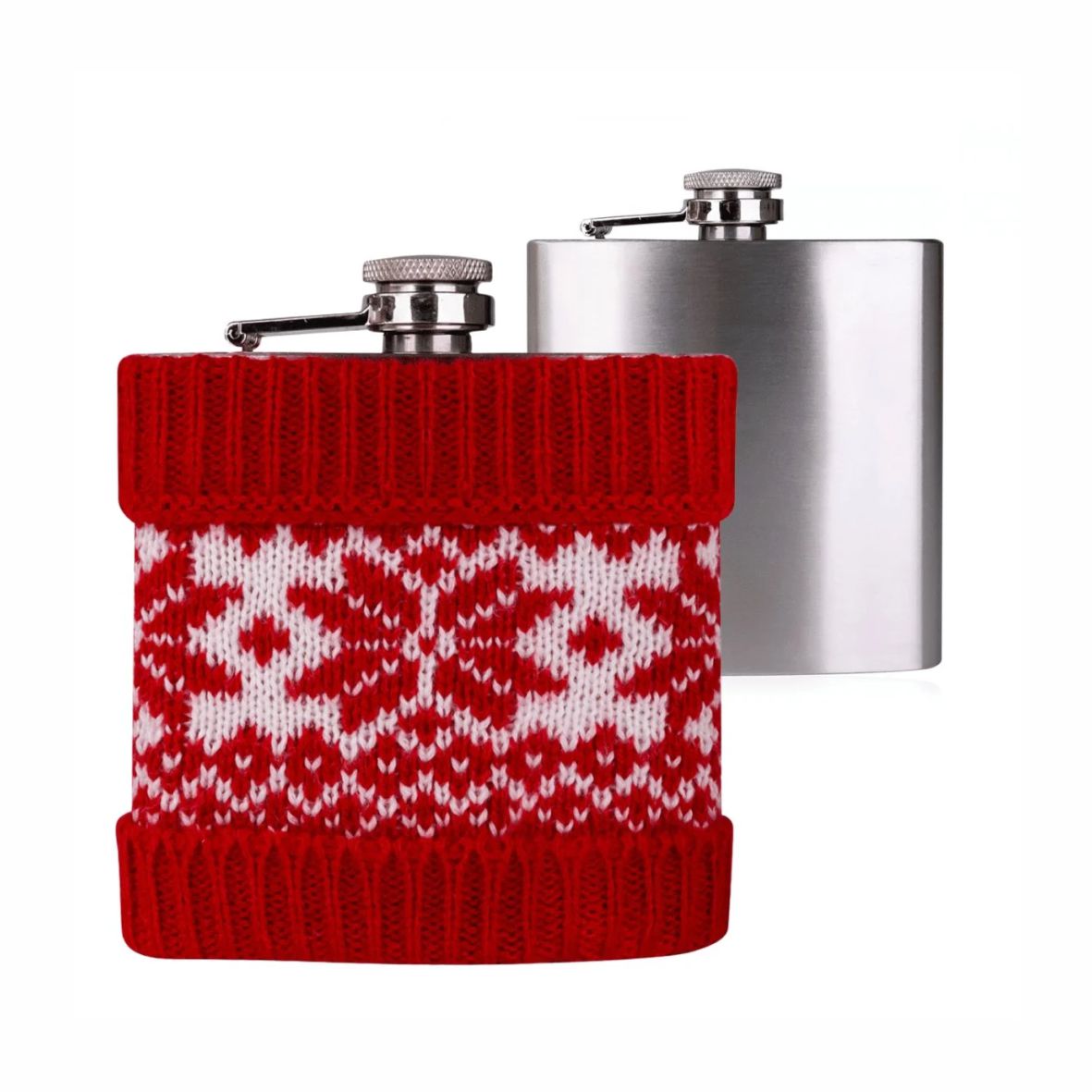 Geschenkset Alpine Chic -  Duschgel + Flachmann - FOTOFOL